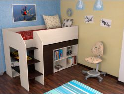 Кровать Теремок 2 Венге