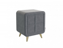 Тумба прикроватная Софи 2 велюр графит