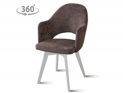 Стул Версаль Текстиль BALANCE vision (серо-коричневый) опоры 2