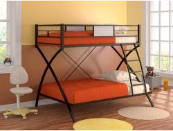 Двухъярусная кровать Виньола Черная