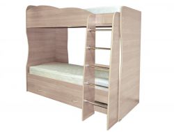 Кровать детская двухъярусная Юниор 2 шимо светлый