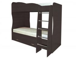 Кровать детская двухъярусная Юниор 2 венге